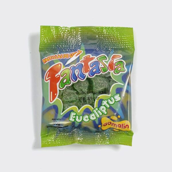 Pastilla de Goma Cono Chico Sabor Eucaliptos x40grs