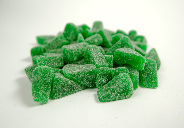 Pastilla de Goma Triangulo Sabor Eucaliptus x800grs