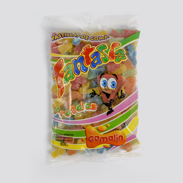 Pastilla de Goma Triangulo Sabor Frutal x800grs