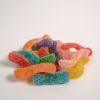 Pastilla de Goma Gusanito Sabor Frutal Ácido x700grs