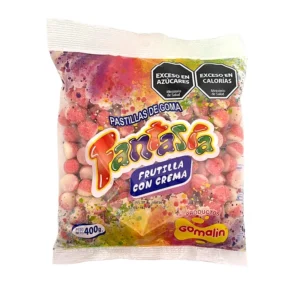 Pastilla de Goma Cono Chico Sabor Frutilla/Crema Pastilla de Goma Cono Chico Sabor Frutilla/Crema x400grs