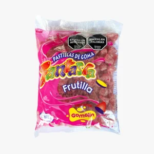 Pastilla de Goma Triángulo Sabor Frutilla x600grs